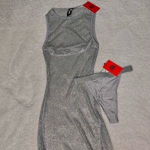 G Suwoo “Fling” Dress- Silver